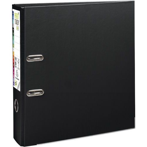 Classeur À Levier Pp Dos De 80 Mm A4 Maxi Premtouch Noir