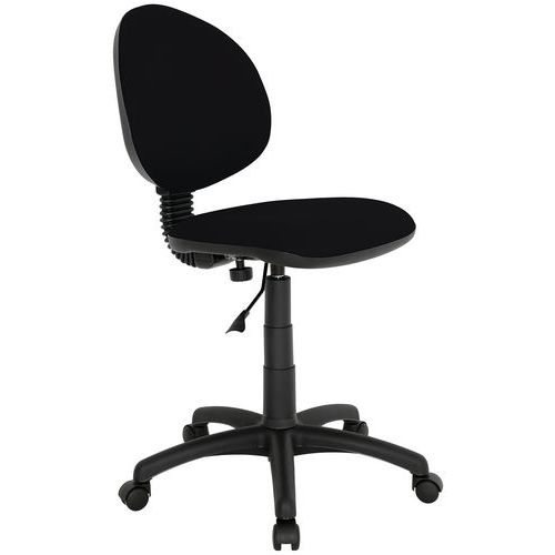 Nowy Styl - Chaise de bureau Cadix 657 Noir - Assise Tissu - Réglage Hauteur - Éco-responsable