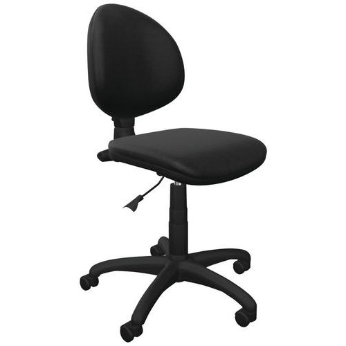 Nowy Styl - Chaise de bureau Flashy - Assise/Dossier Noir Tissu - Contact Permanent - Éco-responsable