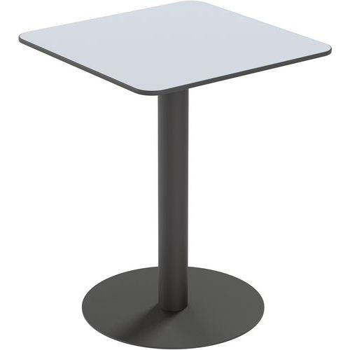 Table D'extérieur Cross Carrée 60x60cm H75cm - Plateau Gris