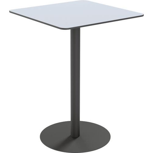 Table D'extérieur Cross Carrée 80x80cm H110cm - Plateau Gris