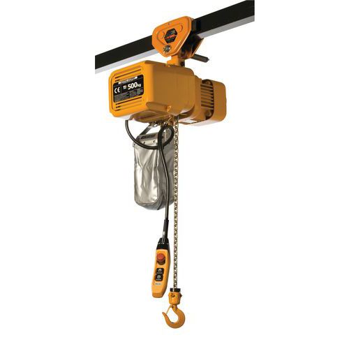 Palan Électrique Triphasé Chariot Libre - 6.6m/min - 2500kg