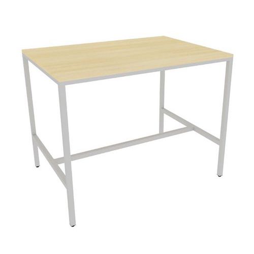 Table Haute 140x100 Ht110 Chene 25mm C. Alu P. 40x40 Alu