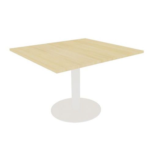 Table Extension Meeting 110x102 Chene 25mm P. Tulipe Blanc