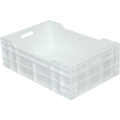Caisse 600 X 400 Pleine 40 L - Blanc