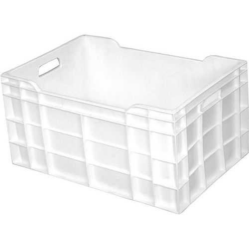Caisse 600 X 400 Pleine 60 L - Blanc