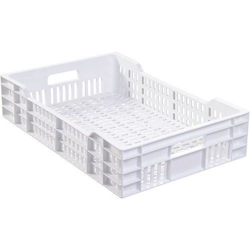 Caisse 600 X 400 Ajourée 25 L - Blanc