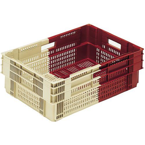 Caisse Liaison Froide Bicolore 35 L - Bordeaux/ivoire