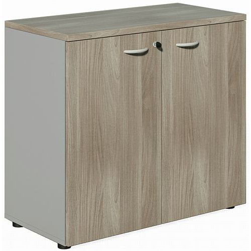 Armoire Portes Battantes Practika H73xl.80cm Orme/aluminium