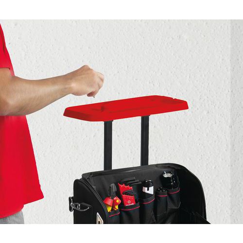 MOB - Plateau de rangement Depos'it pour B'up textile - Rouge - 35mm hauteur - 1 compartiment