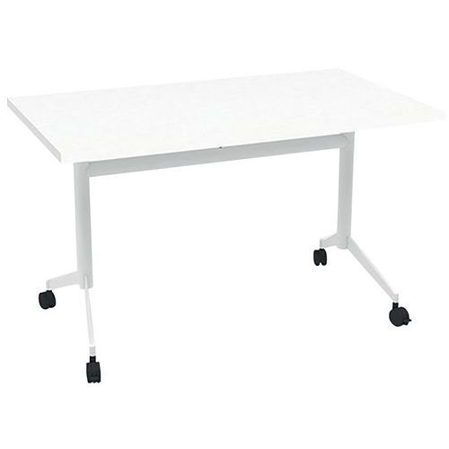 Table De Réunion 120x70x73 Pop-up - Blanc/blanc