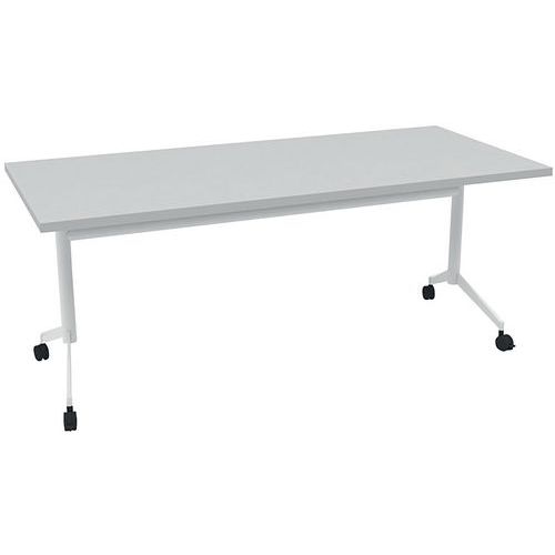 Table De Réunion 180x80x73 Pop-up - Girs/blanc