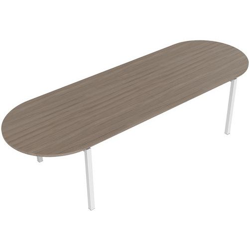 Table De Réunion Oblong 300cm Orme/blanc