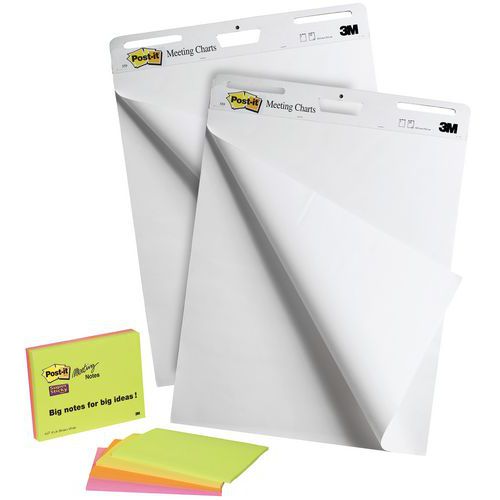 Post-it 1 Bloc Note X2 + Blocs De Meeting Notes Post-itÂ® X4