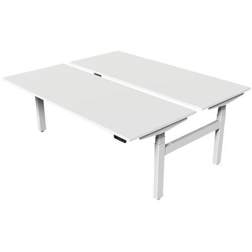 Bureau Bench L.140xp.168 Cm Venta Blanc/blanc