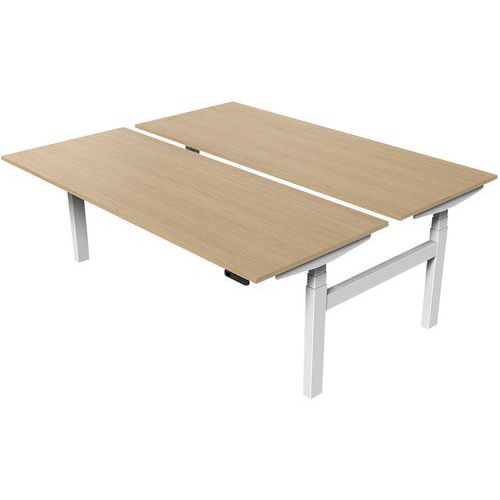 Bureau Bench L.120xp.168 Cm Venta Chêne/blanc