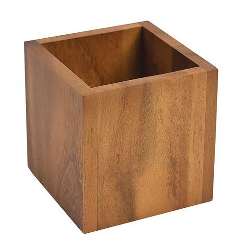Boite En Acacia Pour Buffet 10x10x10 Cm