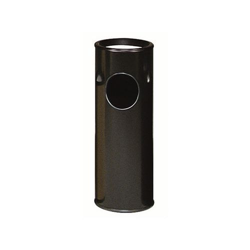 Cendrier corbeille en inox et inox noir Cendrier corbeille en inox et inox noir