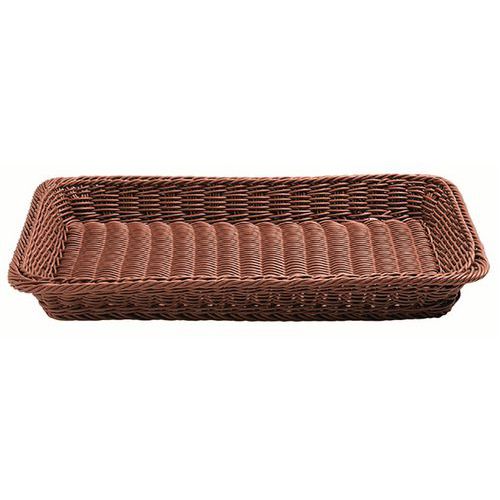 Corbeille En Polypropylène Gn 1/1 Avec Armature Marron