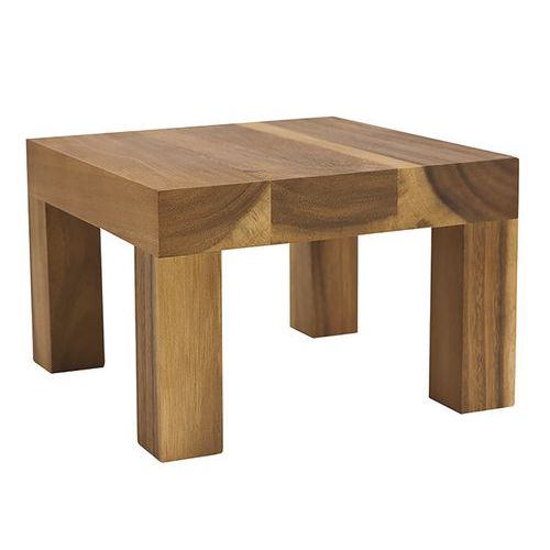 Présentoir buffet carré en acacia Présentoir buffet carré en acacia