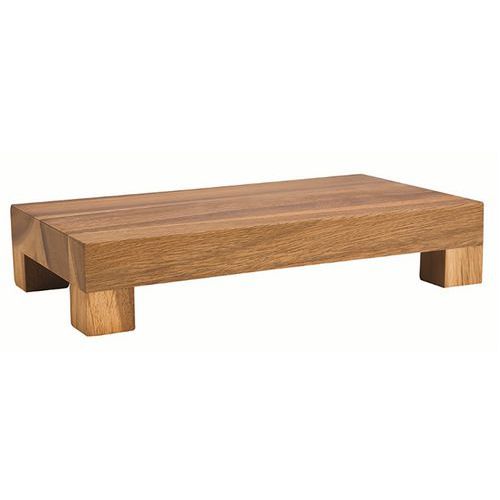 Présentoir buffet rectangulaire en acacia Présentoir buffet rectangulaire en acacia