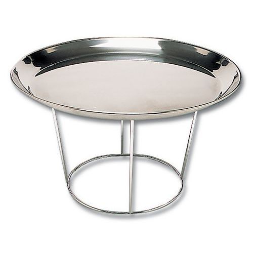 Support Plateau De Fruits De Mer En Inox 21x18 Cm