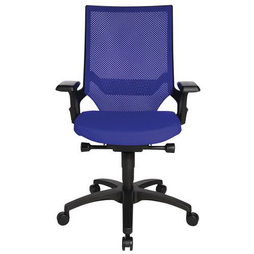 Siège De Bureau Autosyncron-1 Bleu - Piétement Noir
