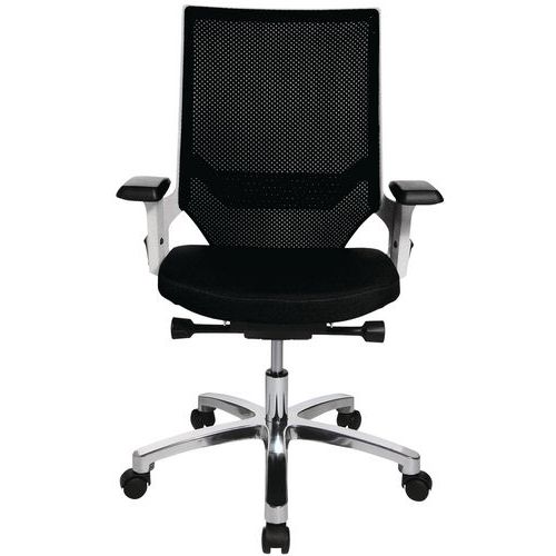 Siège De Bureau Autosyncron-1 Noir - Piétement Alu