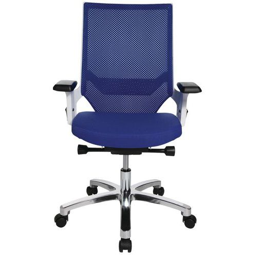 Siège De Bureau Autosyncron-1 Bleu - Piétement Alu