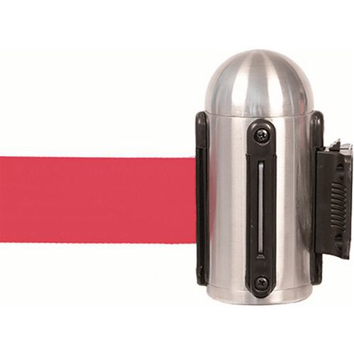 Poteau Corde Rétractable En Inox 100 Cm Rouge