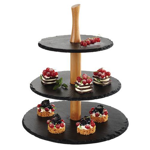 Support gâteau en ardoise Support gâteau en ardoise
