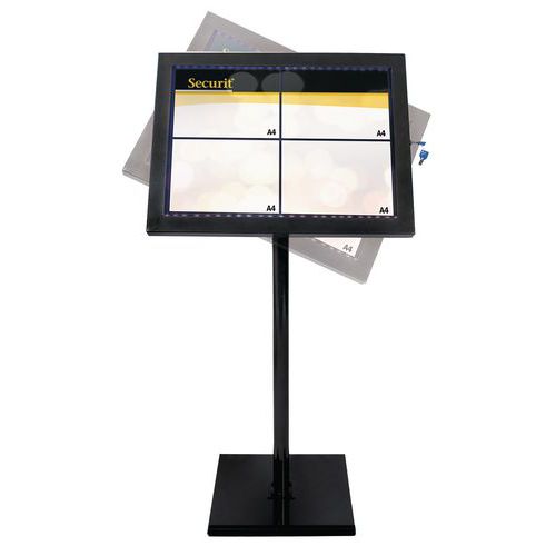 Présentoir en inox led-Black star Présentoir en inox led-Black star