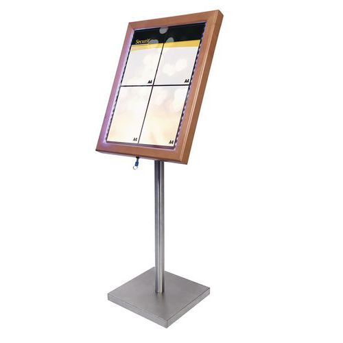 Présentoir led en bois-Classic Présentoir led en bois-Classic