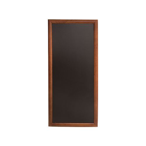 Ardoise Murale Cadre Bois Foncé 120x56x5 Cm -longue - Securit