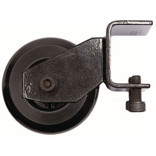 Set de 2 roues pour porte-menus noir Set de 2 roues pour porte-menus noir