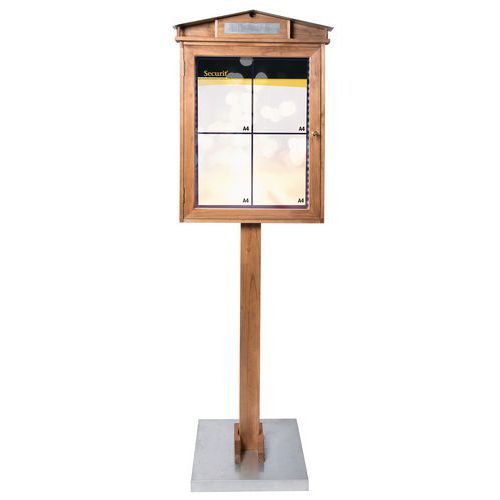 Présentoir led en bois-Rustic Présentoir led en bois-Rustic