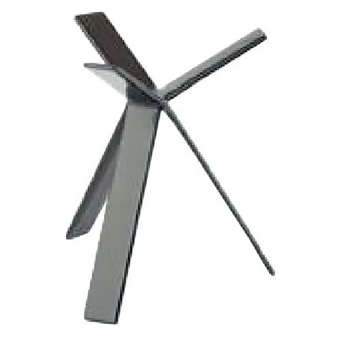 Support Buffet En Métal Gommé Ã˜ 16 Hauteur 12 Cm Argent