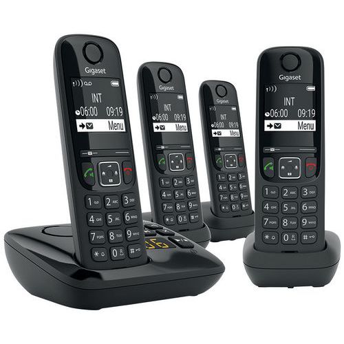 Téléphone Sans Fil Analogique As690a Quattro - Gigaset