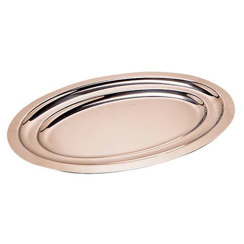 Plat Ovale En Inox 31x20 Cm - Uni-lèger