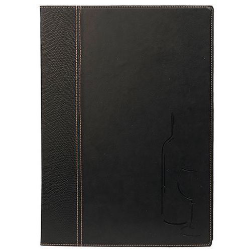 Protège Carte Vins 34x25 Cm Noir - Trendy - Securit