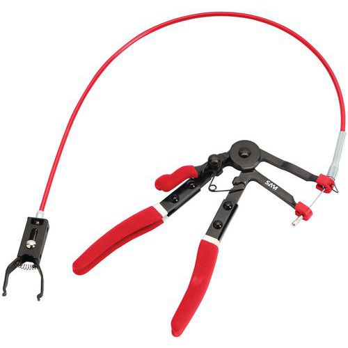 Pince avec câble flexible pour raccords rapides Pince avec câble flexible pour raccords rapides