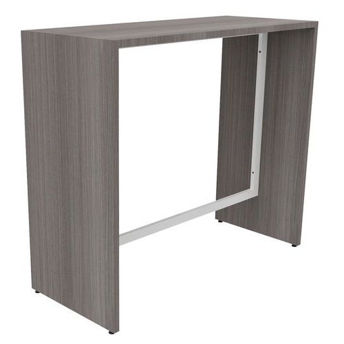 Table Réunion Haute Convy 120x104x50 Cm Cèdre/blanc