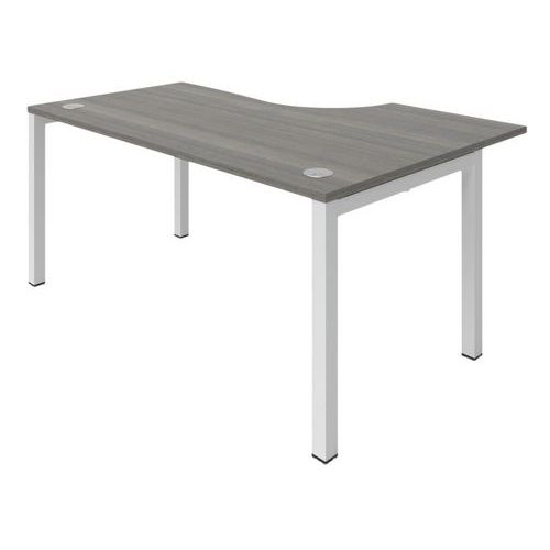 Bureau Asymétrique Arche 180 Cm Retour Gauche Cèdre/blanc