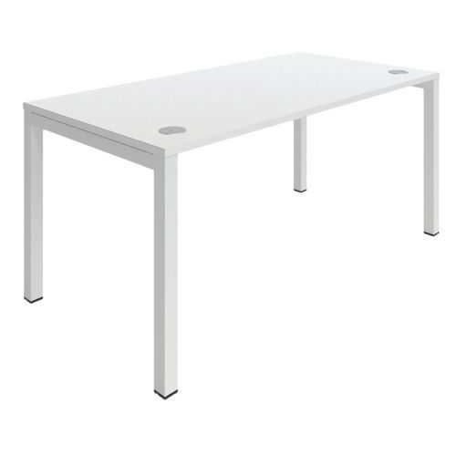 Bureau Droit Astro Arche 120x70 Blanc/blanc