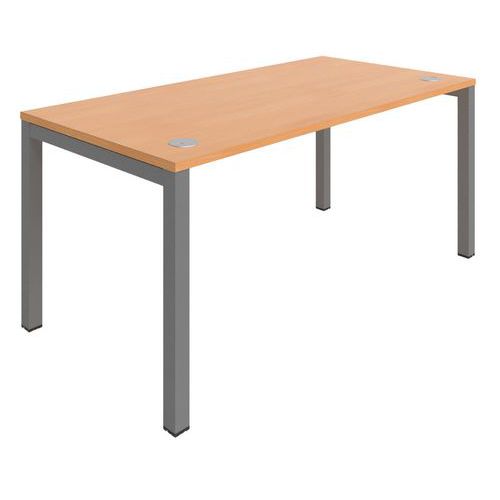 Bureau Droit Astro Arche 140x70 Hêtre/alu