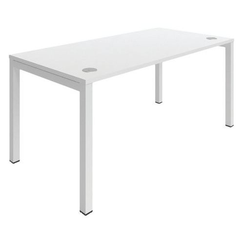 Bureau Droit Astro Arche 140x70 Blanc/blanc