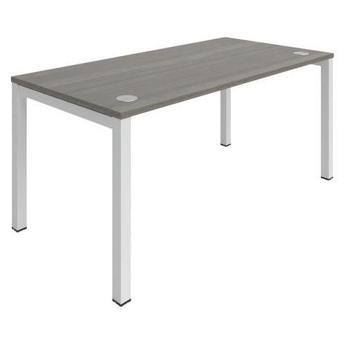 Bureau Droit Astro Arche 120x80 Cm Cèdre/blanc