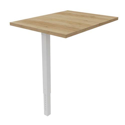 Extension Astro Arche Pied Hauteur Réglable 80x60 Chêne Vieilli/blanc