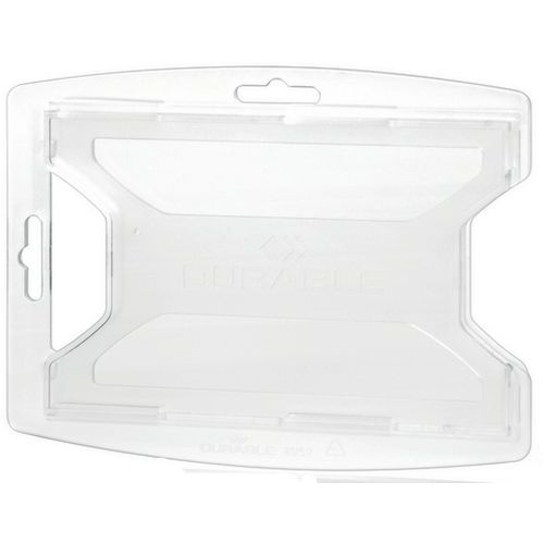 Durable - Porte-badge d'accès 2 cartes - 70% recyclé - Éco-responsable