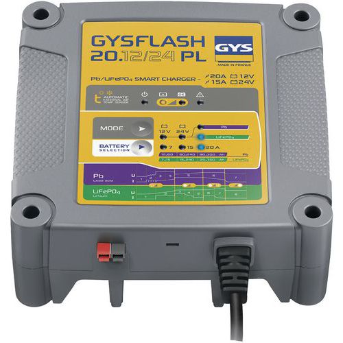 Chargeur De Batterie - Gysflash 20.12/24 Pl - Gys